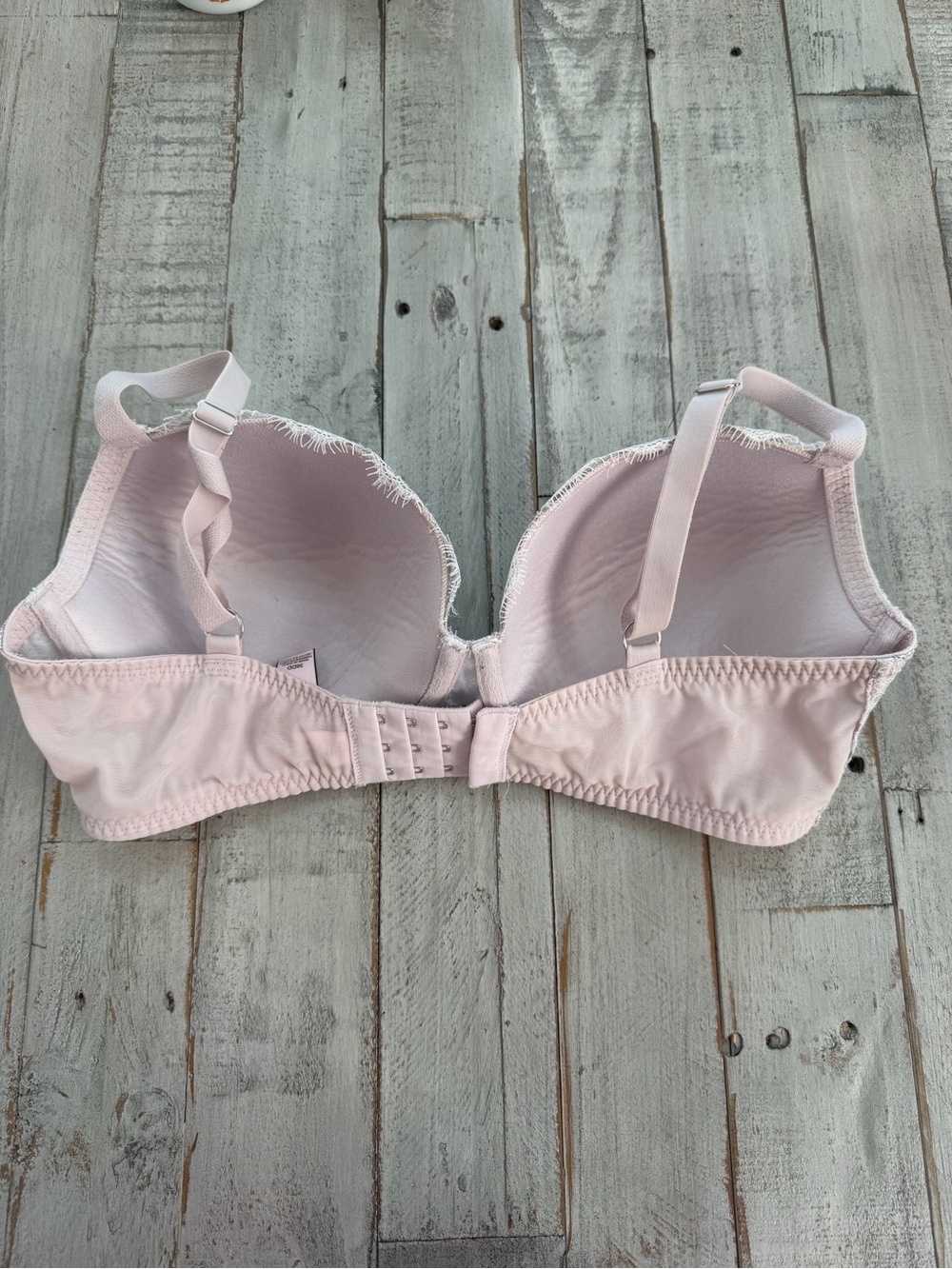 Victoria's Secret Dream Angels Lace Demi Underwire Bra - Pink/Silver Sz. 36DD - Picture 4 of 8
